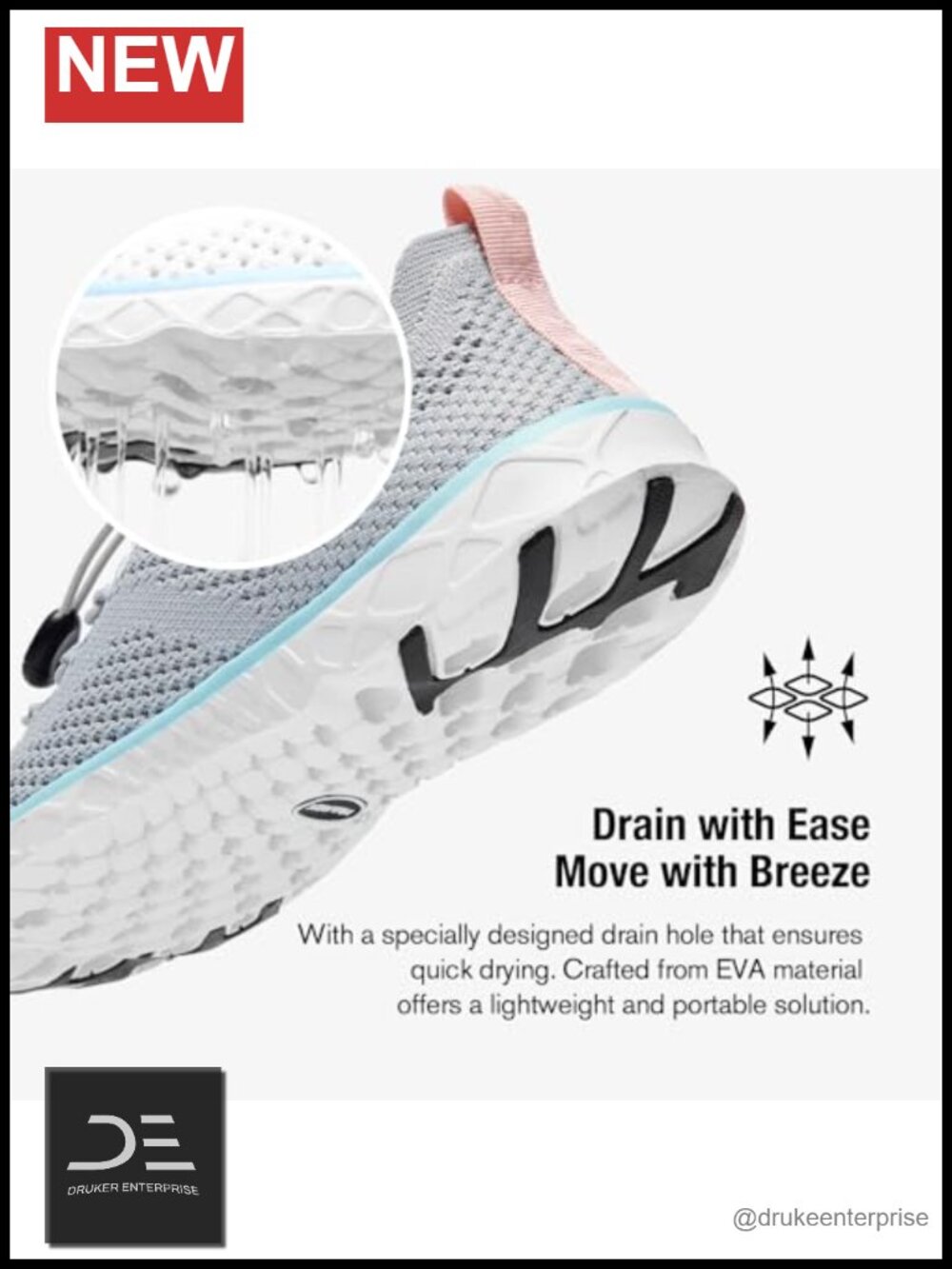 Water Shoes, Tennis Walking Shoes With Arch Support For Water Sports Travel Walk